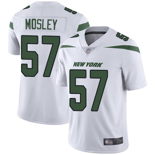 New York Jets Limited White Men C.J. Mosley Road Jersey NFL Football #57 Vapor Untouchable